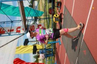 Crossing the finish line